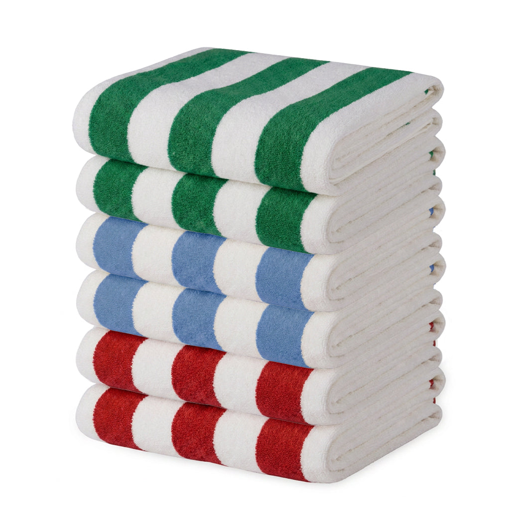 Cabana Beach Towels - Set of 6 - Holiday House